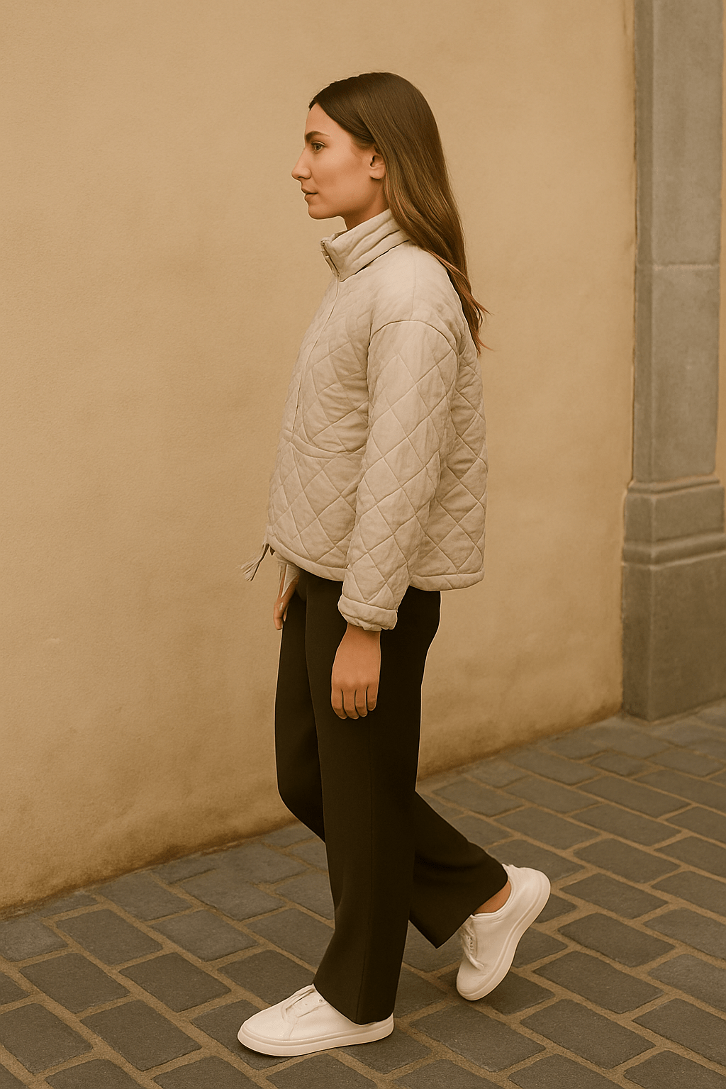 Chaqueta Acolchada con Cuello Alto - Imagen 2