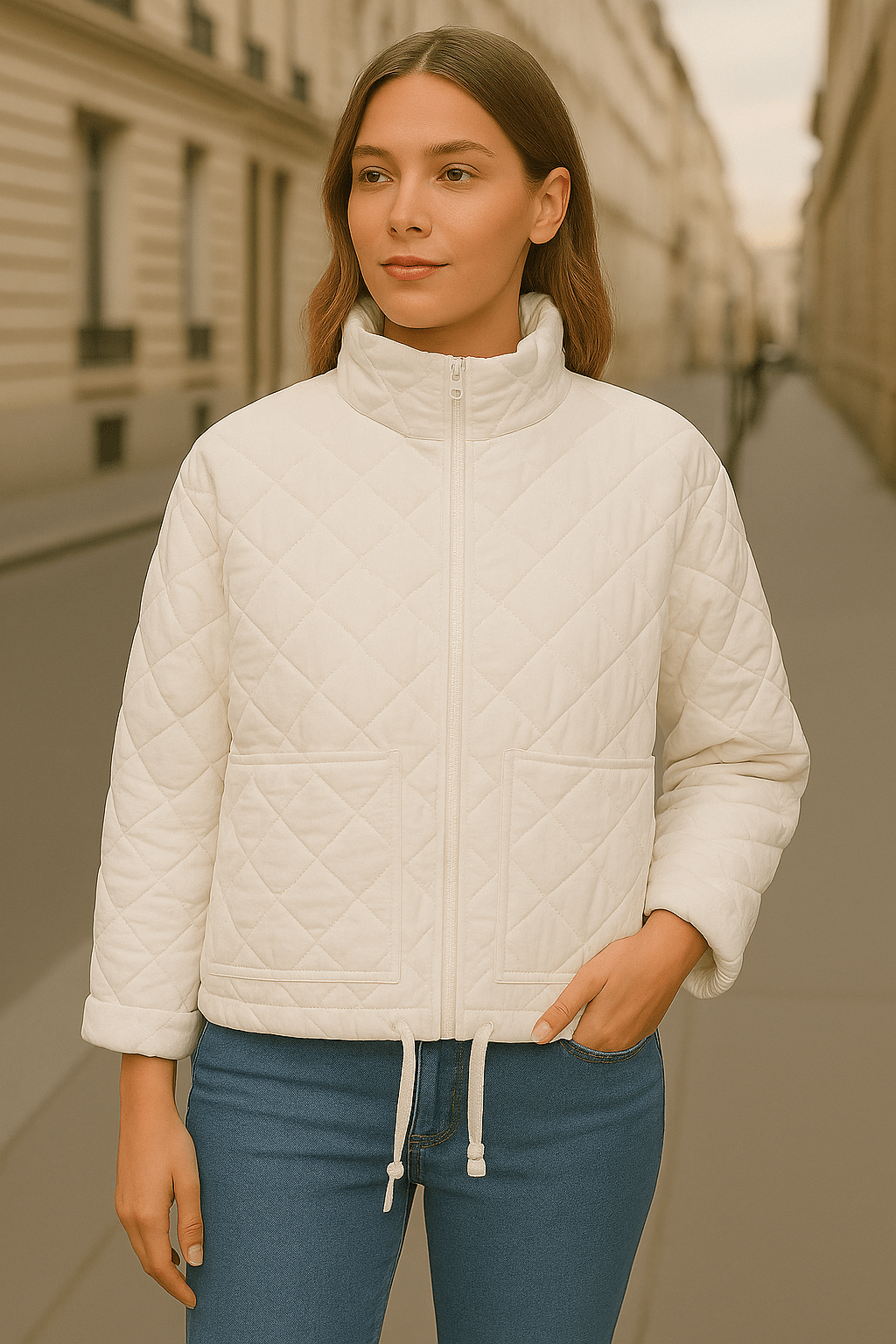 Chaqueta Acolchada con Cuello Alto - Imagen 3