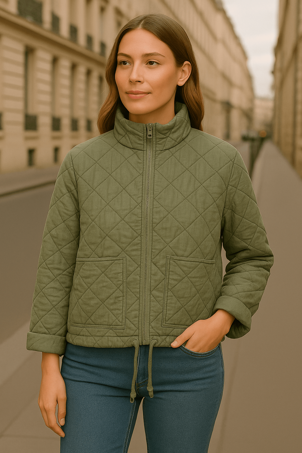 Chaqueta Acolchada con Cuello Alto - Imagen 4