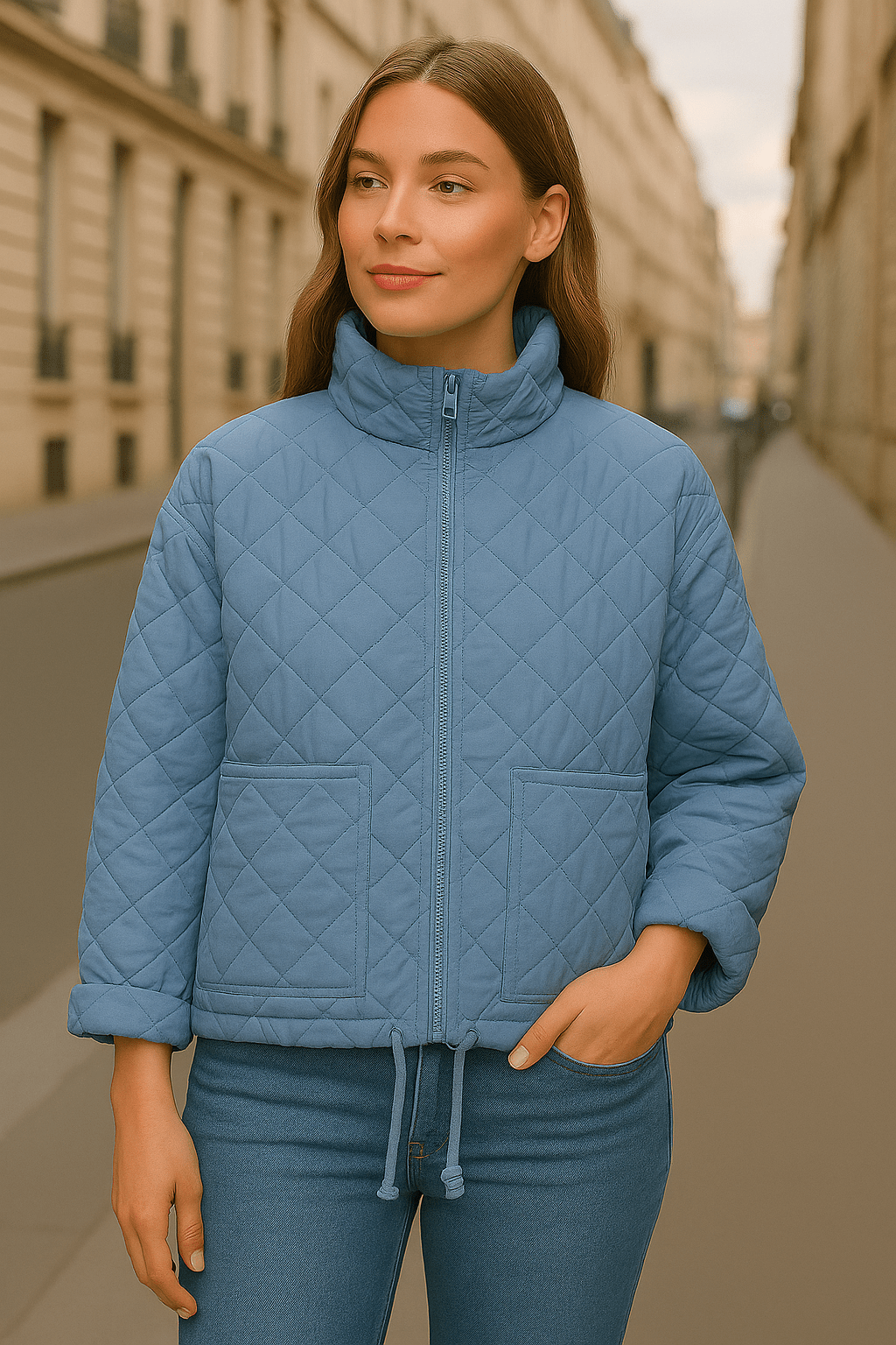 Chaqueta Acolchada con Cuello Alto - Imagen 5