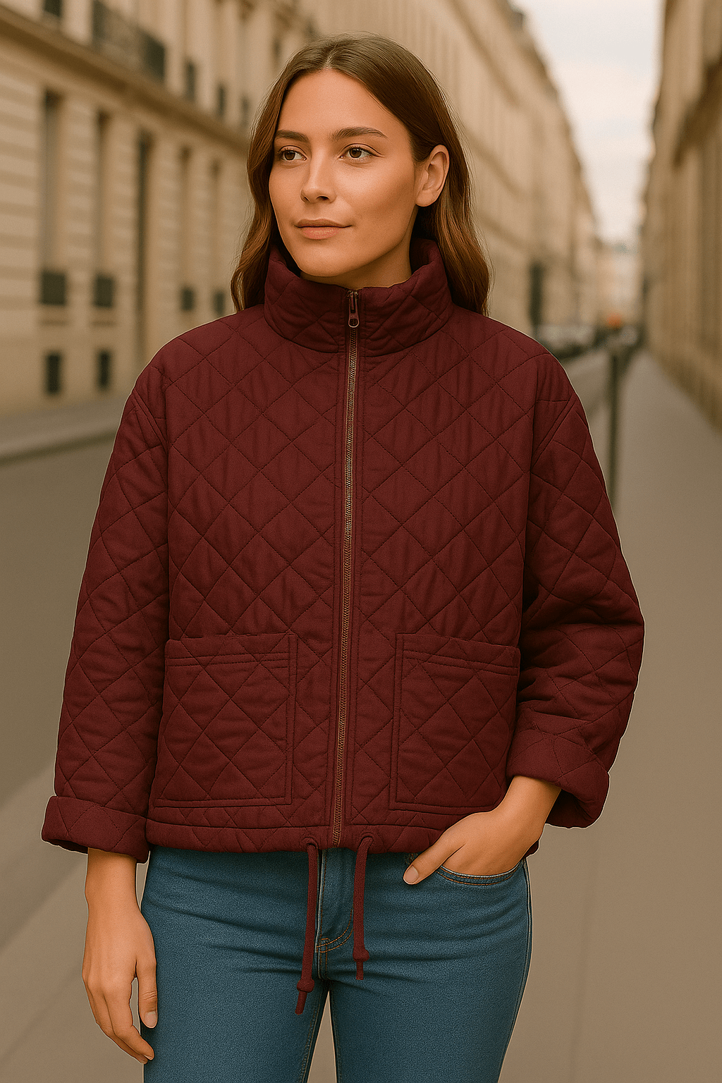 Chaqueta Acolchada con Cuello Alto - Imagen 6