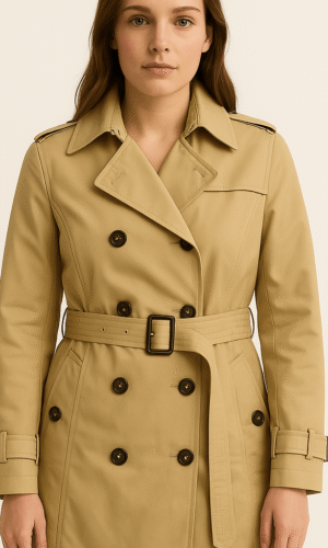 Gabardina Clásica Mujer