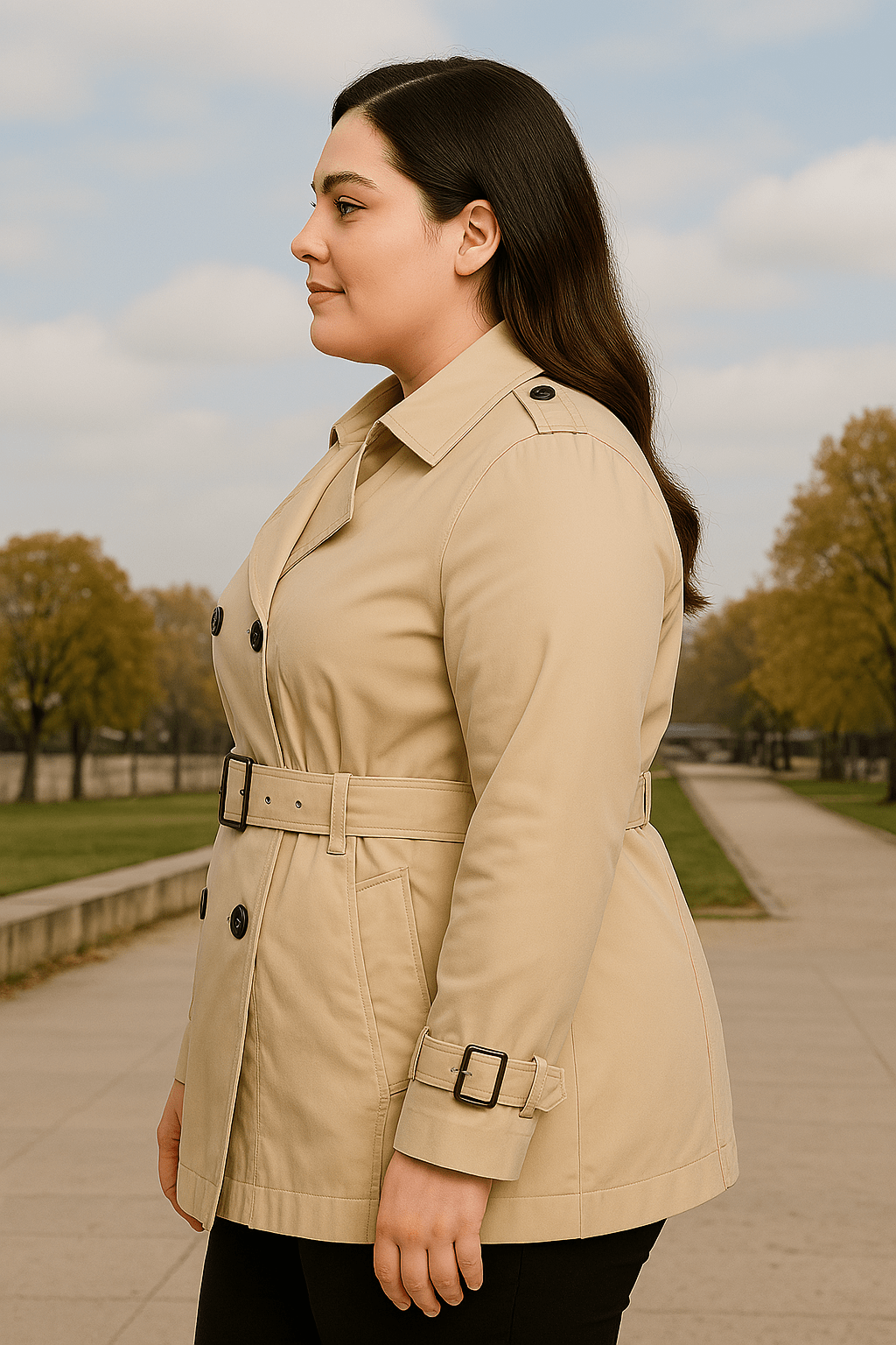 GABARDINA CLÁSICA (CURVY) - Imagen 8
