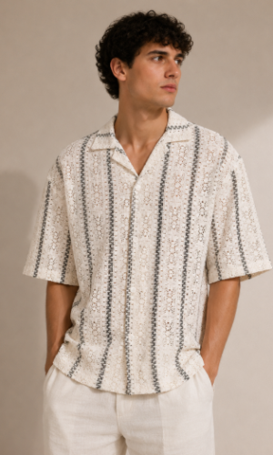 Camisa Crochet Oasis